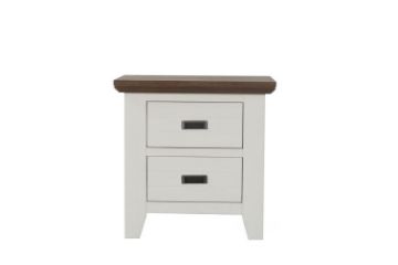 Picture of CAROL 2-Drawer Bedside Table (Solid Acacia)