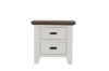 Picture of CAROL 2-Drawer Solid Acacia Wood Bedside Table