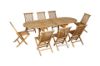 Picture of BALI 9PC Solid Teak Dining Set - 1.6M - 2.4M Table