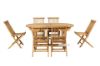 Picture of BALI 9PC Solid Teak Dining Set - 1.6M - 2.4M Table