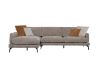Picture of PALERMO Fabric Sectional Sofa  (Brown) - Facing Right