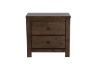 Picture of HEMSWORTH 2-Drawer Solid Timber Bedside Table