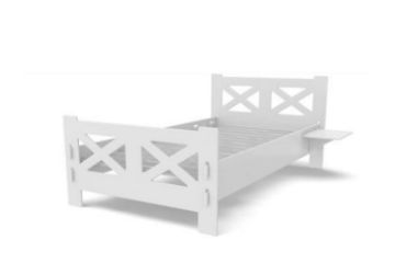 Picture of LEGARE COTTAGE Single Size Toddler Bed By Legaré (Tool Free)