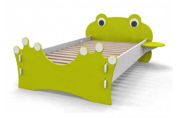 Picture of LEGARE FROG Toddler Bed Frame By Legaré in Single Size (Tool Free Installation)