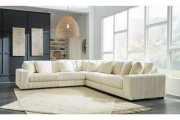 Picture of WINSTON Corduroy Modular Sofa (Beige) - Single LAF Armchair