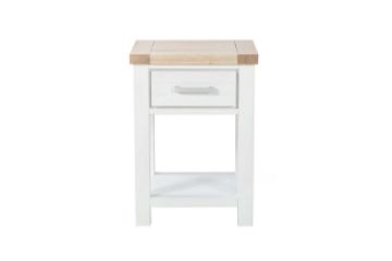 Picture of SICILY 1-Drawer Bedside Table (Solid wood with Ash Top)