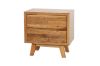 Picture of RETRO 2 Drawer Oak Bedside (Maple)