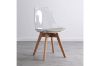 Picture of EFRON Dining Chair with Grey Cushion (Clear)