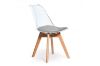 Picture of EFRON Dining Chair with Grey Cushion (Clear)