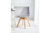 Picture of EFRON Dining Chair with Grey Cushion (Clear)