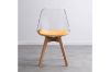 Picture of EFRON Dining Chair with Yellow Cushion (Clear)