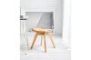 Picture of EFRON Dining Chair with Yellow Cushion (Clear)