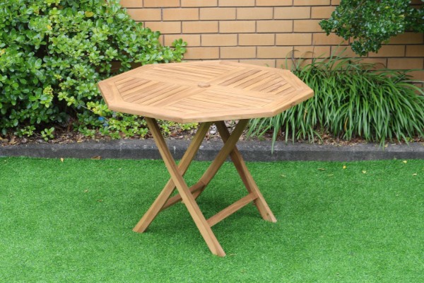 Picture of BALI Solid Teak Wood D120 Octagonal Outdoor Table