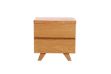 Picture of STOCKHOLM 2-Drawer Bedside Table Solid Oak (Light Oak)