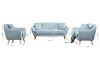 Picture of LUNA 3/2/1 Seater Sofa with Pillows (Light Blue)