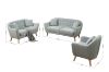 Picture of LUNA 3/2/1 Seater Sofa with Pillows (Light Grey)