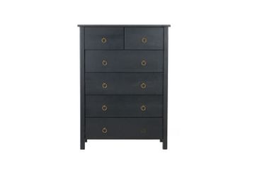 Picture of METRO 6-Drawer Tallboy (Black)