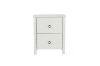 Picture of [FLOOR MODEL CLEARANCE] METRO 2-Drawer Bedside Table (White)