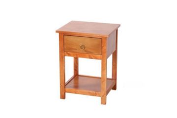 Picture of METRO 1-Drawer Bedside Table (Caramel)