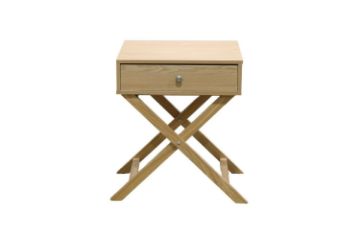 Picture of LINO 1-Drawer Bedside Table (Oak)