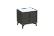 Picture of SHELL DREAM Sintered Stone 2-Drawer Bedside Table (Grey)