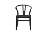 Picture of  WISHBONE Solid Beech Wood Y Replica Chair (Black)