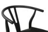 Picture of  WISHBONE Solid Wood Y Replica Chair (Black) - 53x50x79
