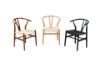 Picture of  WISHBONE Solid Beech Wood Y Replica Chair (Black)
