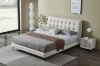 Picture of AUGUSTA Genuine Leather Queen/Super King Size Bed Frame (Light Grey)