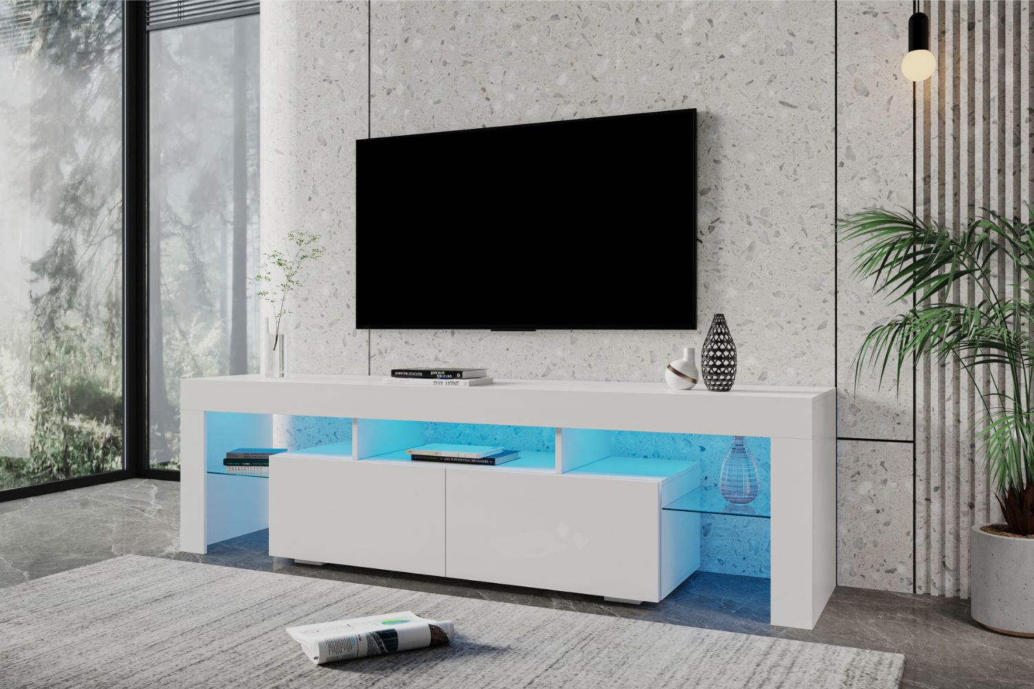 LOGAN LED 160 TV Unit (White)