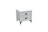 Picture of ALANYA 2-Drawer Bedside Table (White)
