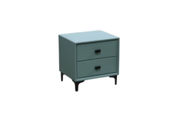 Picture of BRECON 2-Drawer Bedside Table (Blue)
