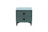 Picture of BRECON 2-Drawer Bedside Table (Blue)