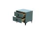 Picture of BRECON 2-Drawer Bedside Table (Blue)