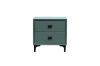 Picture of BRECON 2-Drawer Bedside Table (Blue)