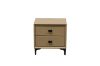 Picture of BRECON 2-Drawer Bedside Table (Brown)