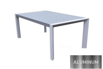 Picture of CARDIFF Outdoor Aluminum Dining Table (160x90x73) 