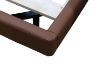 Picture of CUBA Genuine Leather Bed Frame in Queen/King Size (Brown) 