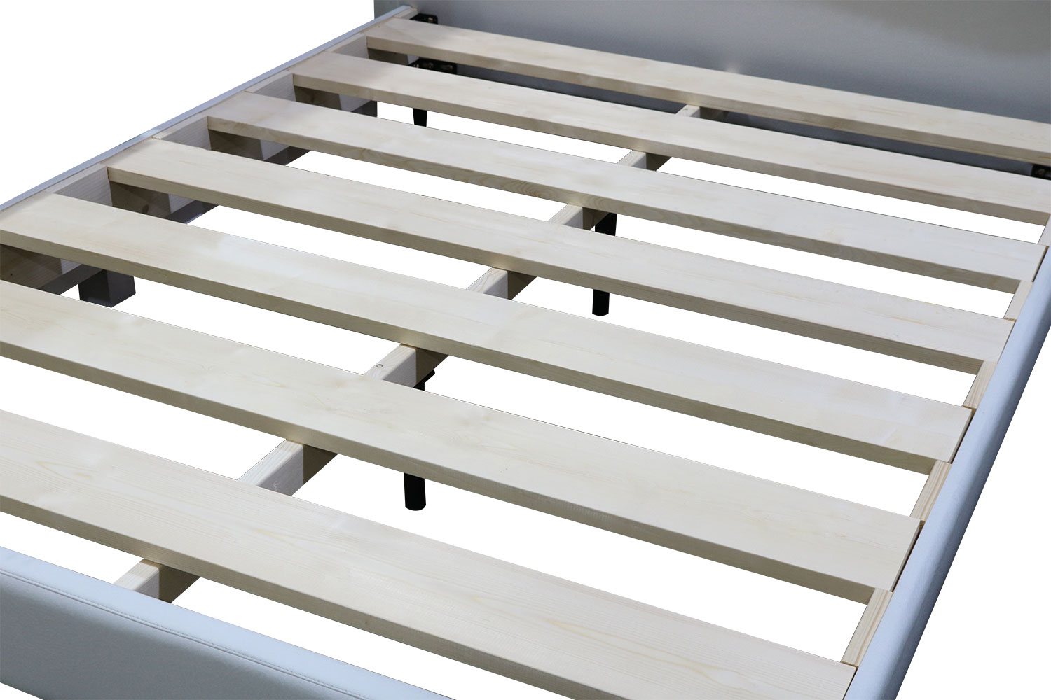 BROOKSIDE Queen/King Size Bed Frame (White)