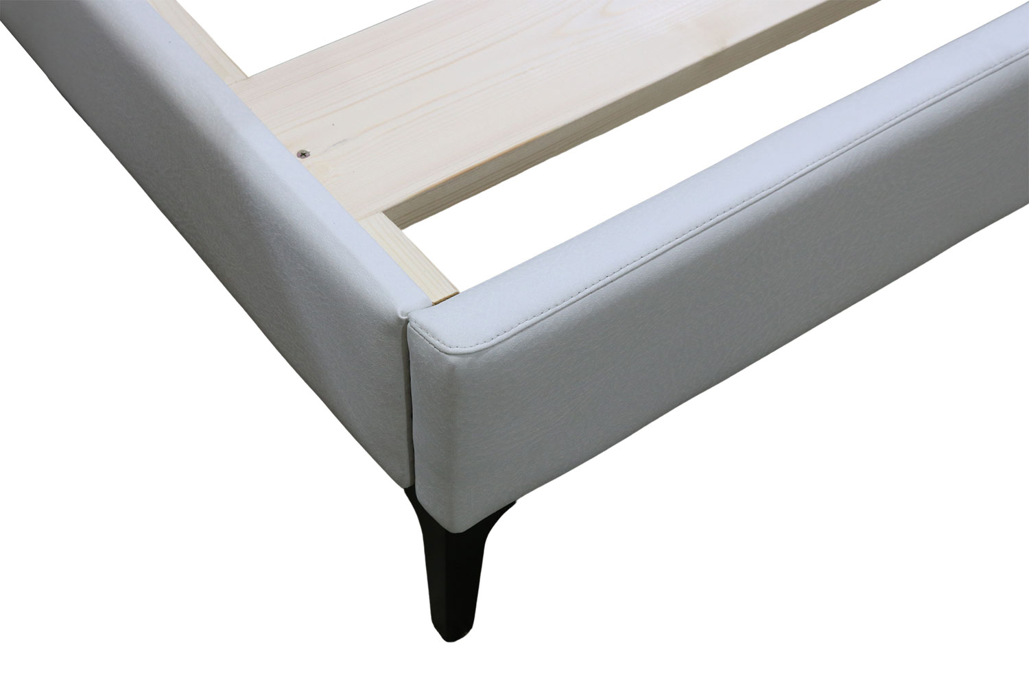 BROOKSIDE Queen/King Size Bed Frame (White)