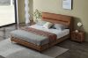 Picture of CUBA Genuine Leather Bed Frame (Brown)  - Queen