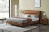 Picture of CUBA Genuine Leather Bed Frame (Brown)  - King