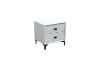 Picture of HOVER 2-Drawer Bedside Table (White)