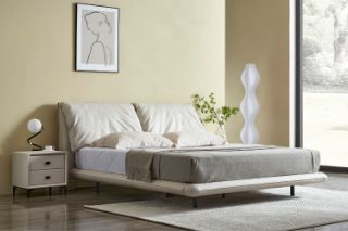 Picture of HOVER Float Bed Frame (White) - Queen