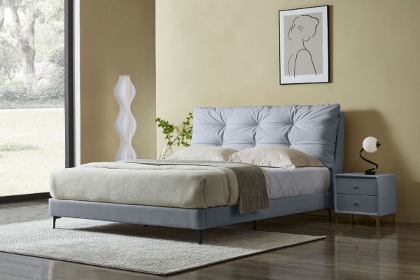 Picture of BROOKSIDE Bed Frame in King Size (Silver Grey)