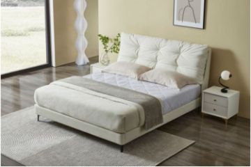 Picture of BROOKSIDE Queen/King Size Bed Frame (White)
