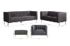 Picture of FALCON 3/2/1 Seater Velvet Sofa Range (Grey)