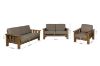 Picture of VENTURA 3/2/1 Seater Oak Sofa Range (Light Brown)