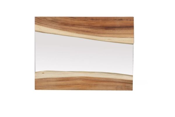 Picture of Astrid Solid Teak Live Edge Hanging Mirror * 3 Sizes