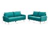 Picture of ZEN 3/2 Seater Fabric Sofa Range with Metal Legs (Green)